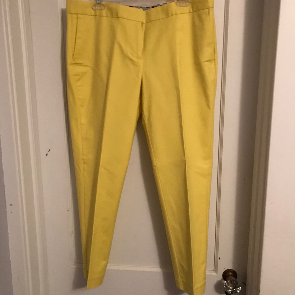 Boden yellow pants, 7/8 length, size 12 (37” waist)